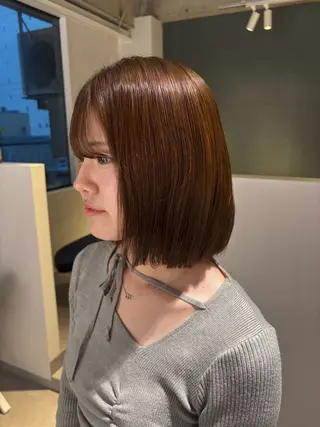 セミロング カラー misuzu/名古屋 /透明感カラーのヘアスタイル