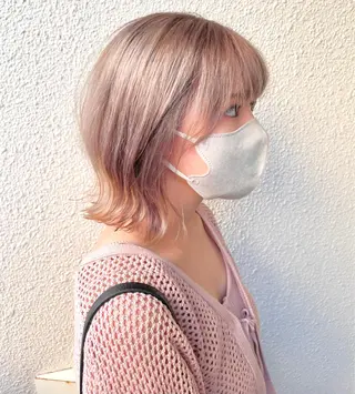 ミディアム merci JUNKIのヘアスタイル