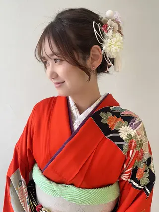 ヘアアレンジ 透明感カラー🫧🌈 似合わせカット✂︎のヘアスタイル