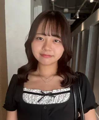 ミディアム YUKI🎀透明感 カラー/暗髪艶カラーのヘアスタイル