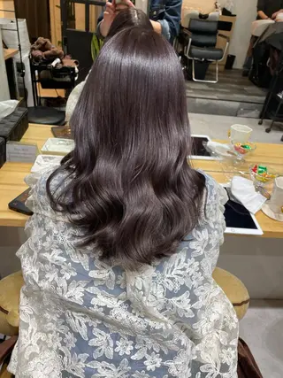 セミロング ✨透明感カラー 恵比寿HAYATO✨のヘアスタイル