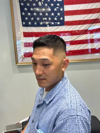 ショート メンズ LOSOME CUT WORKS所属・鈴木 航のヘアスタイル