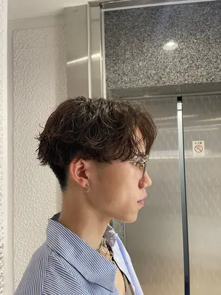 カラー パーマ メンズ SEIGO/カット /メンズパーマ🔥のヘアスタイル