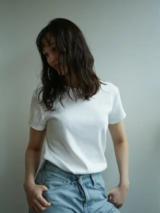 ミディアム ヘアアレンジ 檜山 知可子のヘアスタイル