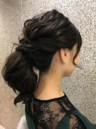 セミロング ヘアアレンジ Gypsoly ☺︎ゆきのその他イメージ