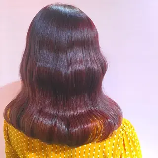 ミディアム カラー ヘアアレンジ As hair所属・柔らか垢抜けｶﾗｰと ｶｯﾄ🫧ASUKAのヘアスタイル