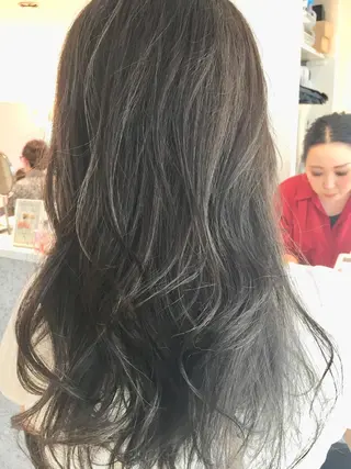 セミロング 所渉/韓国レイヤー /ウルフカットのヘアスタイル