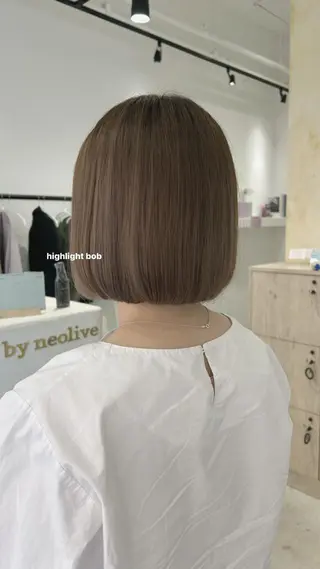 ミディアム カラー 顔周りレイヤー 🎀マリノのヘアスタイル