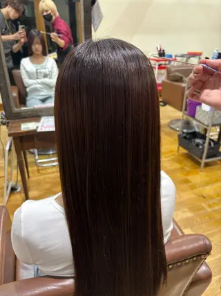 ロング 穴山 斗希のヘアスタイル