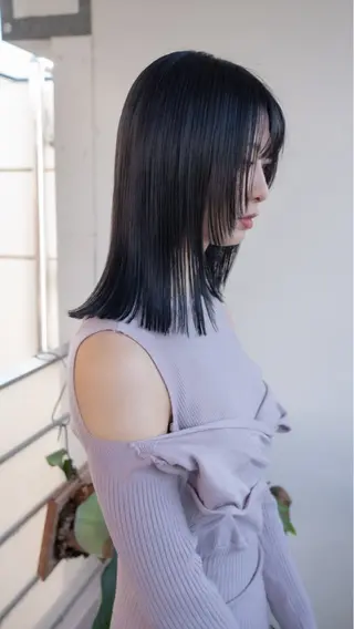 ミディアム カラー ショート/レイヤー なら石井知希のヘアスタイル