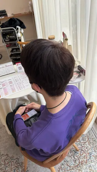 カラー 能勢 莉里花のヘアスタイル