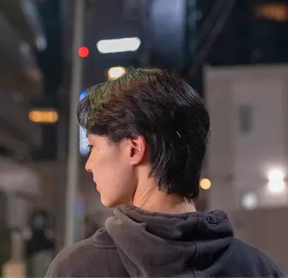 ミディアム カラー パーマ メンズ 🔗メンズサロン🔗 Kieのヘアスタイル