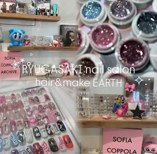 ネイル hair&make EARTH coiffure beaute 龍ケ崎店所属・tomita ayakaのネイルデザイン