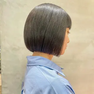 ショート Misaki /ボブ/縮毛矯正のヘアスタイル
