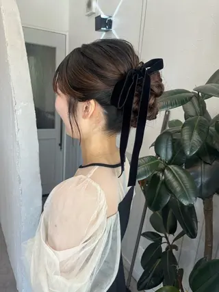 ヘアアレンジ 金沢市/美容師/ 岡島由希美のマツエク・マツパデザイン