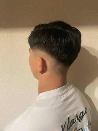 ショート メンズ ナチュラルカラー リタッチ　あんりのヘアスタイル