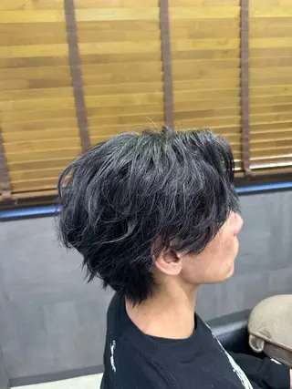 ショート パーマ メンズ SHUHEY💎 髪質改善✨のヘアスタイル