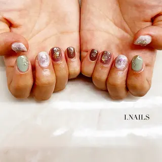 ネイル アイネイルズ所属・早川 梓のネイルデザイン