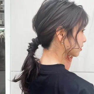 ロング ヘアアレンジ 瀬原 千夏のヘアスタイル