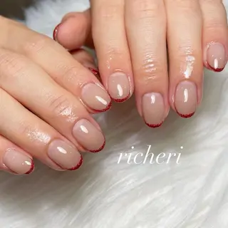 ミディアム ネイル richeri beautyのネイルデザイン