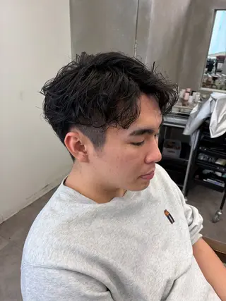 パーマ メンズ 💜メンズカット＆パ ーマ💜Sakuraのヘアスタイル