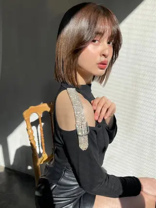 ミディアム 韓国 / 中国ヘア 🦋Noniのヘアスタイル