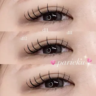 マツエク・マツパ Mell Yuuna ♡パリエク /束感のマツエク・マツパデザイン