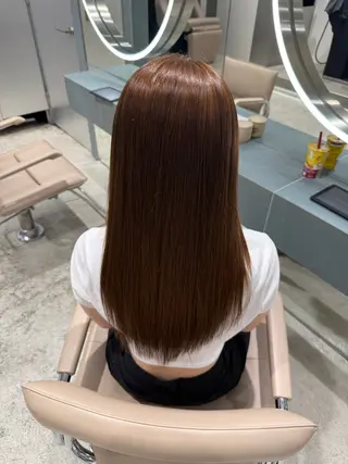 ロング せな立川レディース メンズカットモデルのヘアスタイル