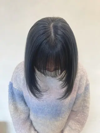 ミディアム あらいしほ /ダブルカラーのヘアスタイル