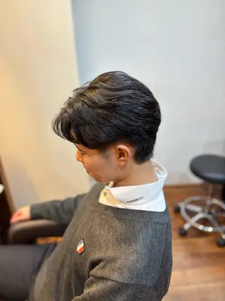 ショート パーマ メンズ 👑メンズパーマ/髪 質改善/鎌倉🐮のヘアスタイル