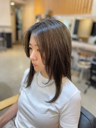 セミロング カラー 🫧柔らか美髪🫧 髪質改善/yukiのヘアスタイル