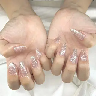 ミディアム sizuha🩵 OpenSesameのネイルデザイン