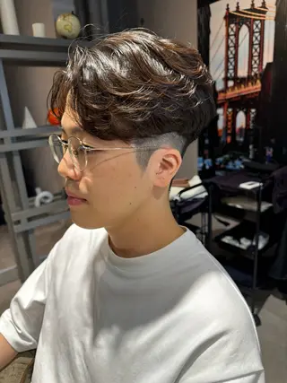 ショート パーマ メンズ Dxxxx III所属・女性目線の大人 メンズ*Ayakaのヘアスタイル