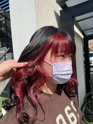 セミロング シュリンプ梅森坂店所属・内藤 里桜🌸のヘアスタイル