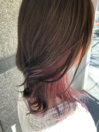 ミディアム カラー sweetroom茅ヶ崎南口店所属・∮フェードスタイル∮ 加藤嘉陛のヘアスタイル