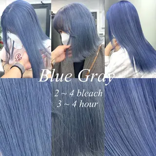 ロング カラー シールエクステ特化 ハイトーン、NANAのヘアスタイル