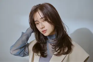 セミロング 兼平大地 inity心斎橋のヘアスタイル