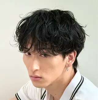 ショート パーマ メンズ 【メンズ特化】 池田大成✂︎のヘアスタイル