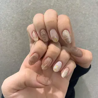 ネイル 【淡色color/ nail】maikoのネイルデザイン