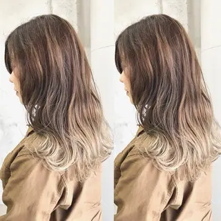 セミロング 小澤大輔 YOLO hairのヘアスタイル