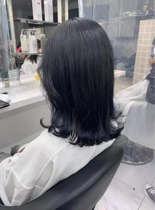 ミディアム 【美容室が苦手な方 専問美容室】MIHOのヘアスタイル