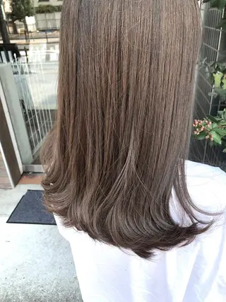 セミロング カラー ish by fan .代表✂️木谷宏夢のヘアスタイル