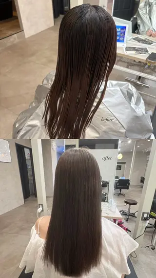 ロング カラー 影田 愛希のヘアスタイル