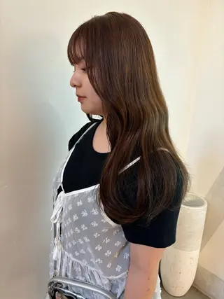 ロング ハイトーン/レイヤー nail 百咲💌のヘアスタイル