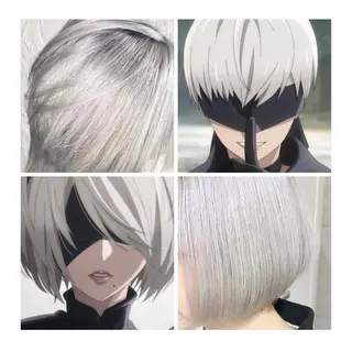 ショート カラー GARU-ガル-所属・TSUNO🦖 派手髪/オタク美容師のヘアスタイル