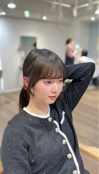 ロング honoka/レイヤ ー/艶感カラー/韓国のヘアスタイル