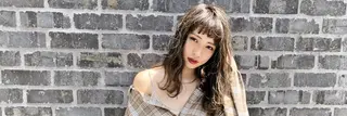 ミディアム カラー ヘアアレンジ GiseL天神カラー 髪質改善/ブリーチのヘアスタイル