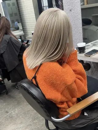 ミディアム カラー ハイトーン/ブリーチ MAYURI🌺横浜のヘアスタイル