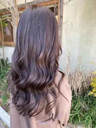 ロング カラー ami🍑艶カラー/ 髪質改善/透明感のヘアスタイル