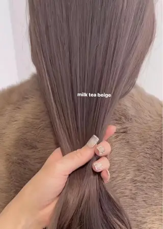 ロング カラー 顔周りレイヤー 🎀マリノのヘアスタイル